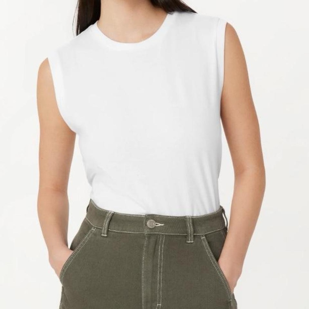 White Sleeveless Women's Top